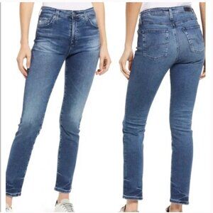 AG Adriano Goldschmied Men's Medium Wash Slim Straight Jeans